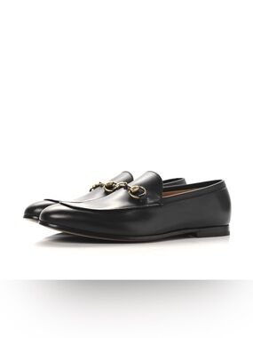 Gucci Calfskin Horsebit Mens Jordaan Loafers